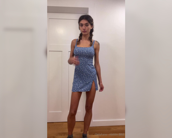 Amira Brie aka Amirabrie OnlyFans - What if you met me in this dress 1
