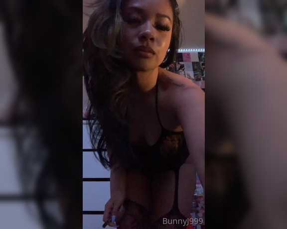 BunnyJ aka Bunnyj999 OnlyFans - I wish I could smoke up n get sexy with a bad bitch 2