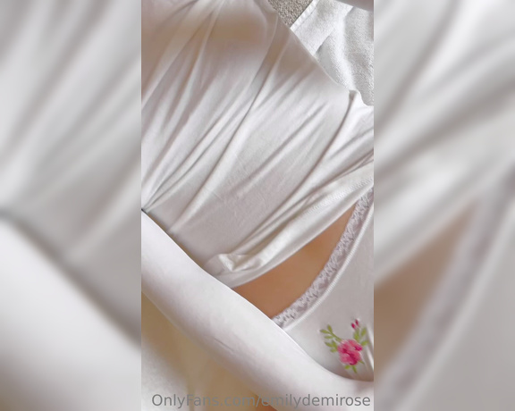 Emily aka Emilydemirose OnlyFans - Who noticed the flower On my panties