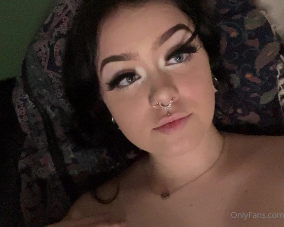 PiercedNoodle aka Piercednoodle OnlyFans - I bet you like watching when I play with myself don’t you baby