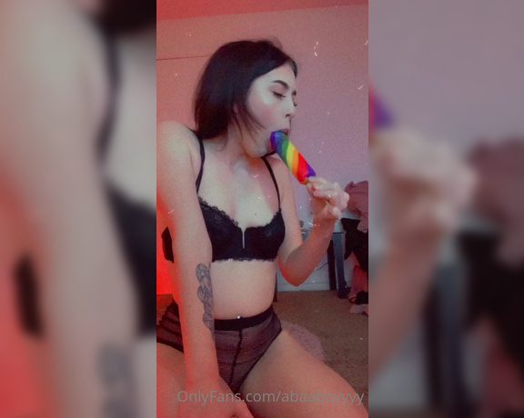 Alyssa babyyy aka Abaabbyyyy OnlyFans - I love deep throating a big cock How long do you think you could last with me sucking the cum out