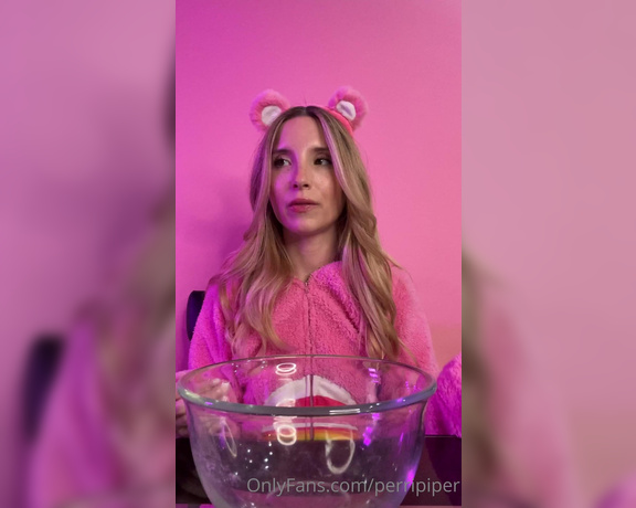 Piper Perri aka Perripiper OnlyFans - Day 24 is another brand new slime video! This time dressed as a Care bear Im getting the hang of