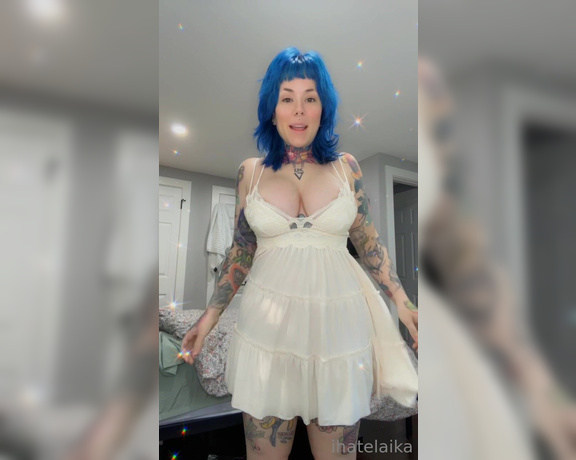 Laiika aka Ihatelaiika OnlyFans - Just showin off my other new dress & saying