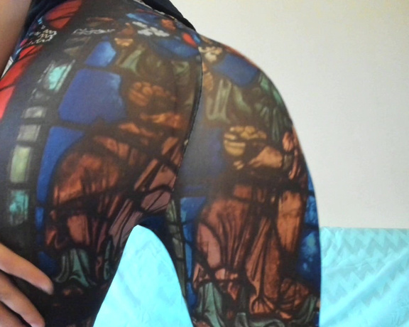 Feliciafisher Silky Leggings On Thick Ass Worship