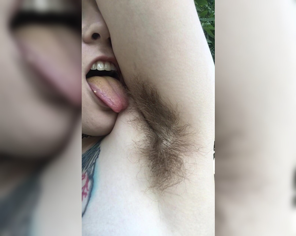 Feliciafisher Sweaty Hairy Public Body Tease