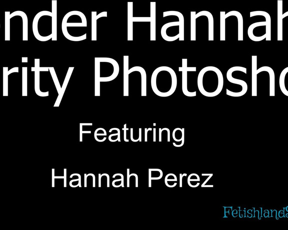 Fetishland Studios Wonder Hannahs Charity Photoshoot