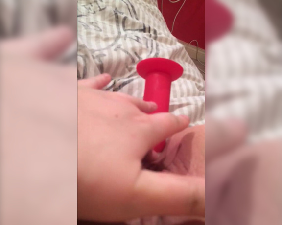 Filthyfuckingwhore Anal Fuck With My Favourite Red Dildo