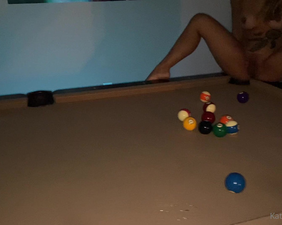 Katie Lin  Next Door aka Katielin_nextdoor OnlyFans - Would this distract you if you were playing a game of pool Another crazy scene from the party!