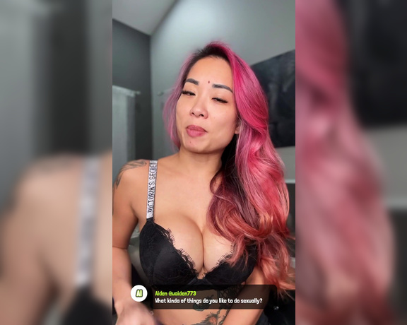 Katie Lin  Next Door aka Katielin_nextdoor OnlyFans - What kinda of things do you like to do sexually Thanks Aiden @uaiden773 for submitting your questio