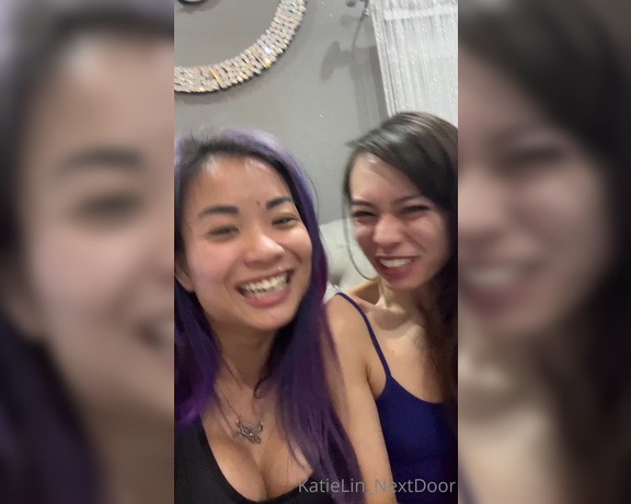Katie Lin  Next Door aka Katielin_nextdoor OnlyFans - Just an update with my longtime gf and me love you longggg time” @natashaty9