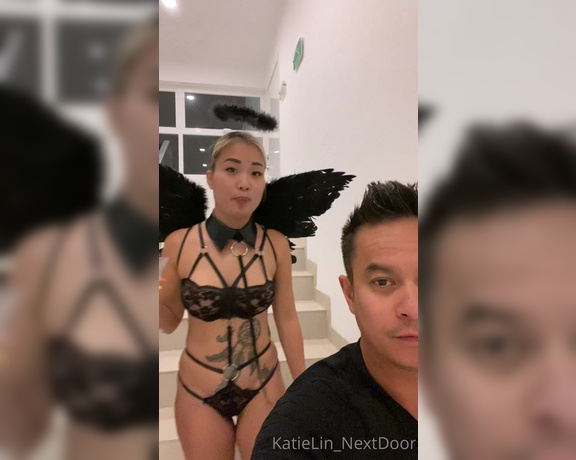 Katie Lin  Next Door aka Katielin_nextdoor OnlyFans - I’m at the airport now headed home but here’s a trip status update from our last night of Temptation