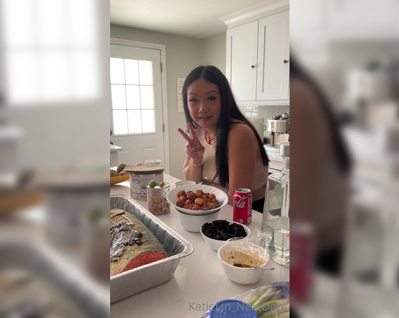 Katie Lin  Next Door aka Katielin_nextdoor OnlyFans - Look at what I’m marinating for dinner for my girls @senpaiyang