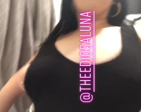 LUNA aka Theediosaluna OnlyFans - Look at them titties bounce