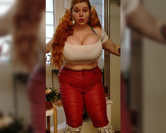 Penny Brown aka Underbust OnlyFans - Everyone knows that every day at dusk in the Thicc Elf Glade, Everything moves in s l o w m o t i 1