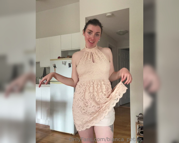 Bianca aka Bianca_petals OnlyFans - This dress a friend gave to me a long time ago I love the way it ties (and unties) at the back  4