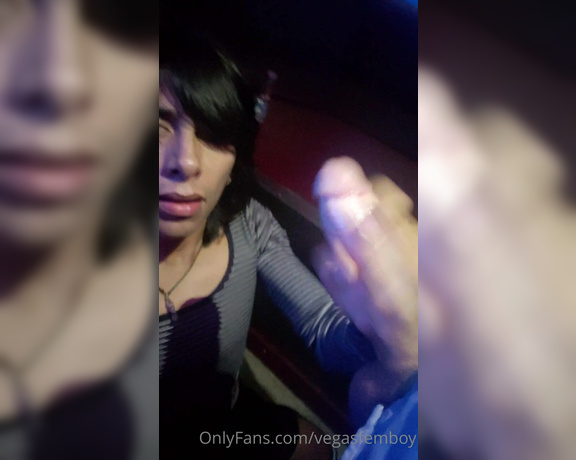 Cheekysob aka Cheekysob OnlyFans - Sucking strangers cock at an adult arcade until he cums @keis2020