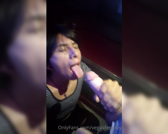 Cheekysob aka Cheekysob OnlyFans - Sucking strangers cock at an adult arcade until he cums @keis2020