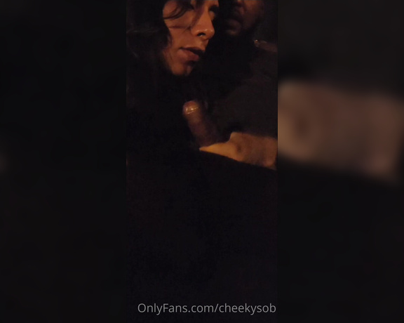 Cheekysob aka Cheekysob OnlyFans - Sucking anon BBC in front of my parents house