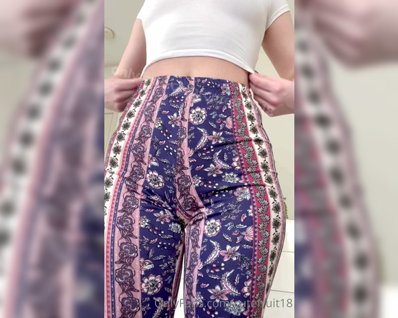 Rita aka Cutefruit18 OnlyFans - I got some new pants! but theyre not just any old pantstheyre the thotticus prime flare pants