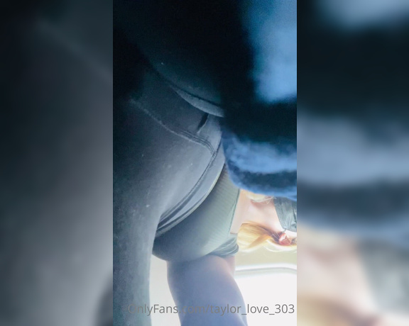 Taylor aka Taylor_love_303 OnlyFans - Squirting on the airplane in my seat the guy next to me was sleeping and I was bored so I took