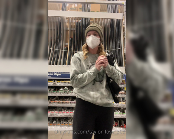 Taylor aka Taylor_love_303 OnlyFans - Just doing some casual shopping at Lowes