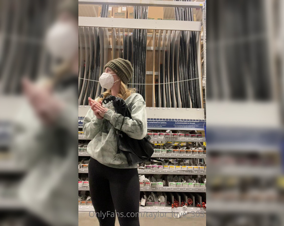 Taylor aka Taylor_love_303 OnlyFans - Just doing some casual shopping at Lowes