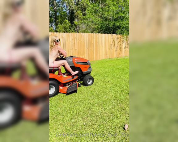 Taylor aka Taylor_love_303 OnlyFans - I bet you wish I was your neighbor! masturbating, mowing & squirt!!