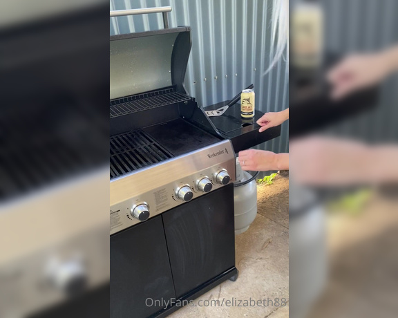 Elizabeth aka Elizabeth88 OnlyFans - Finally learned how to use a BBQ… at the age of 33