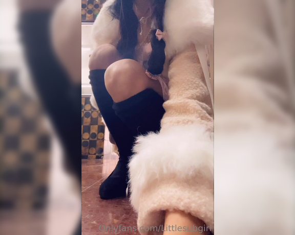 Littlesubgirl aka Littlesubgirl OnlyFans - Dared by my friend