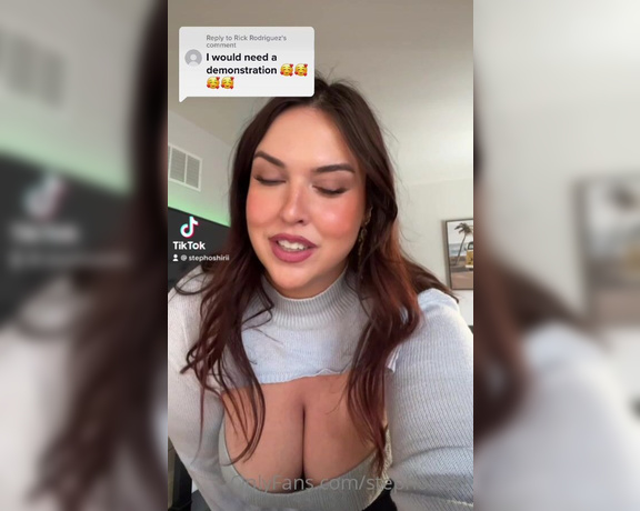 Steph Oshiri aka Stephoshiri OnlyFans - For those that wanted to see the TikTok lmao this is both humiliating and fucking hilarious to