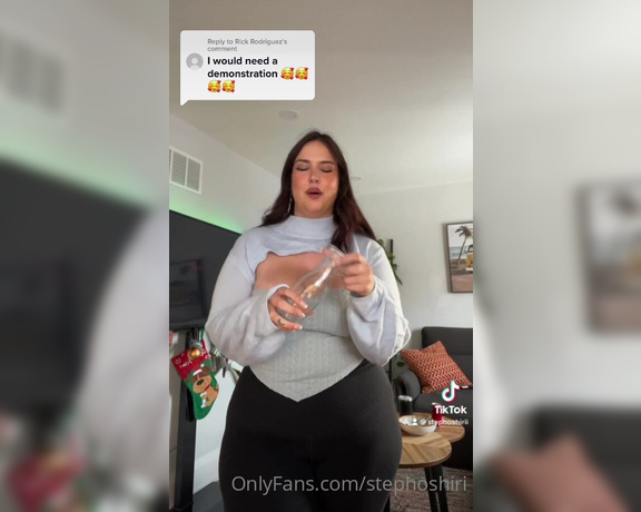 Steph Oshiri aka Stephoshiri OnlyFans - For those that wanted to see the TikTok lmao this is both humiliating and fucking hilarious to