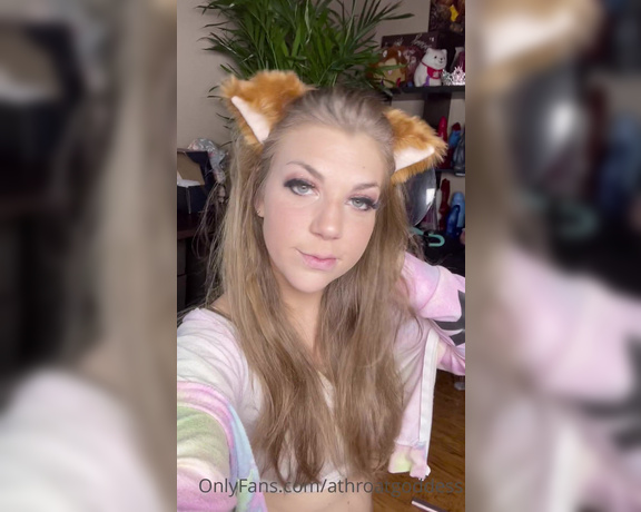 Throatgoddess aka Athroatgoddess OnlyFans - Do you think i should get ears! i really like them! 6