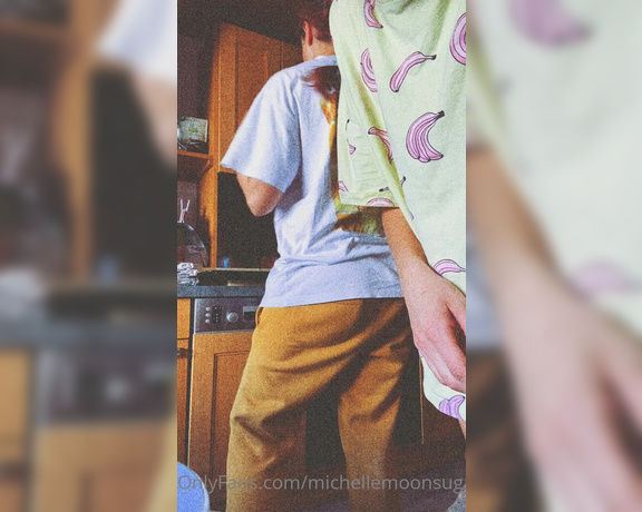 Michelle MoonSugar aka Michellemoonsugar OnlyFans - I am sharing this Little sweet morning routine that we have while making sandwiches Me dancing