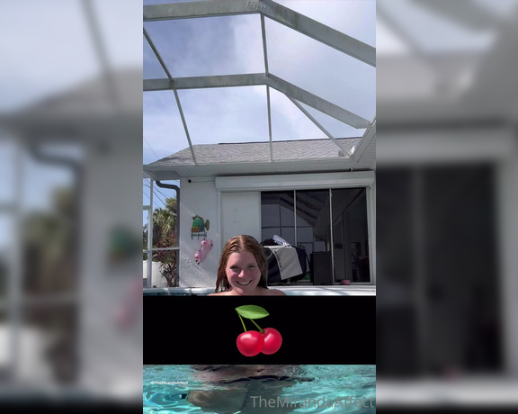 TheMirandaAffect aka Themirandaaffect OnlyFans - Crazy boob Play in the Pool! Video includes 1 Stripping out of black to reveal my plum titties