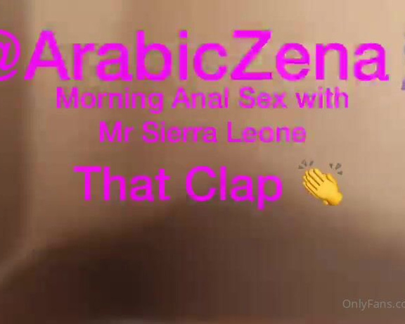 ArabicZena aka Arabiczena OnlyFans - Morning Anal Sex with a lover from Senegal Watch Video in Your DMs Miss you always my dark skin