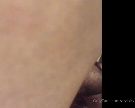 ArabicZena aka Arabiczena OnlyFans - Sucking Hot Milk Choclate Cock mixed race bull loving his cock