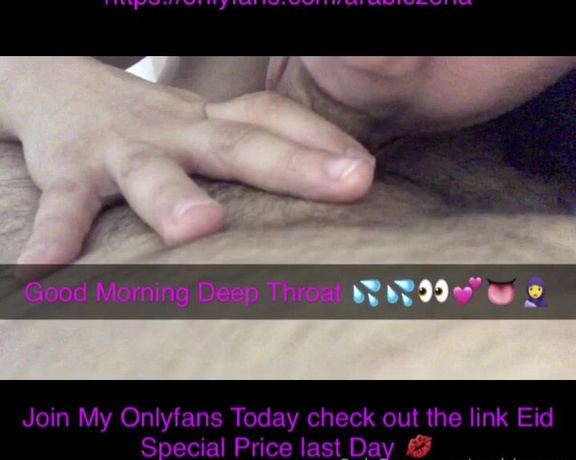 ArabicZena aka Arabiczena OnlyFans - Enjoying EID DEEP THOAT Did you Get Your EID SEX