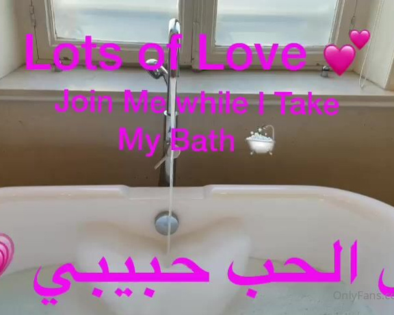 ArabicZena aka Arabiczena OnlyFans - I am Going To Go Live In The Bath Soon Come and Join Me xx come online baby