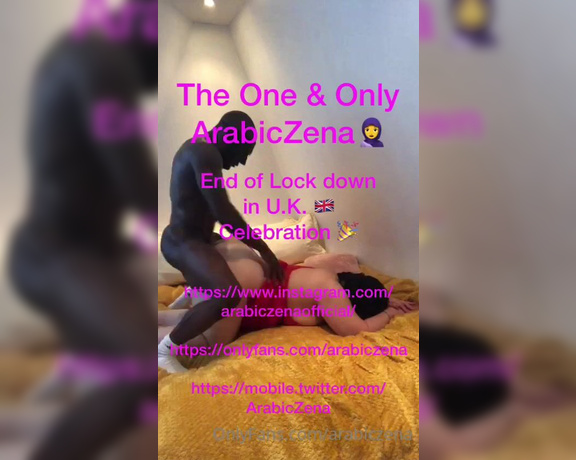 ArabicZena aka Arabiczena OnlyFans - Enjoy video length 106 mins End of Lock Down Celebration Time To Play with My Dark Cocoa Africa