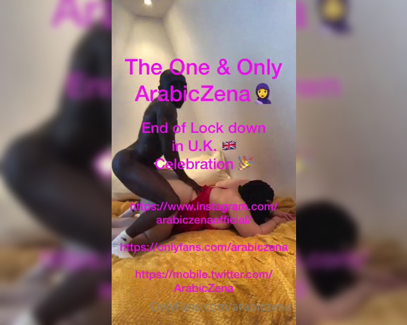 ArabicZena aka Arabiczena OnlyFans - Enjoy video length 106 mins End of Lock Down Celebration Time To Play with My Dark Cocoa Africa