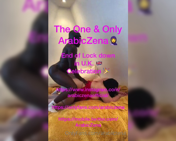 ArabicZena aka Arabiczena OnlyFans - Enjoy video length 106 mins End of Lock Down Celebration Time To Play with My Dark Cocoa Africa