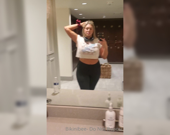 Bikinibee aka Bikinibee OnlyFans - Gym fit XO happy Monday