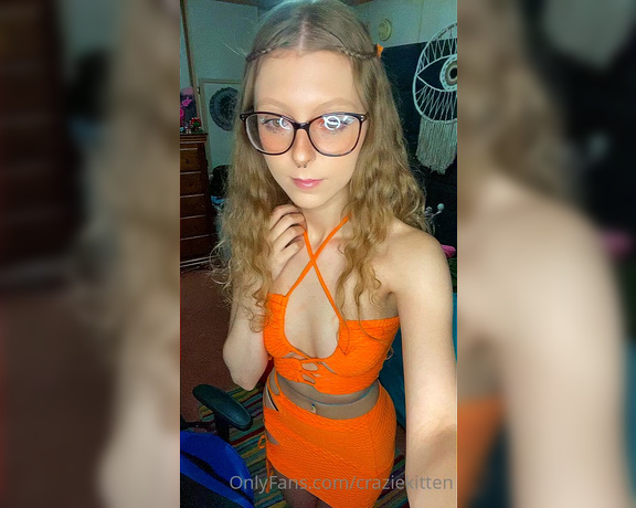 Crazie Kitten aka Craziekitten OnlyFans - Orange you glad it’s me Always bloopers and always more to come 20