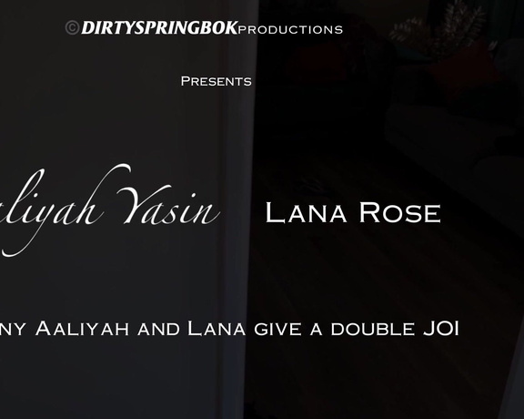 Aaliyah Yasin aka Aaliyah.yasin OnlyFans - #  , &  @lanarose2020