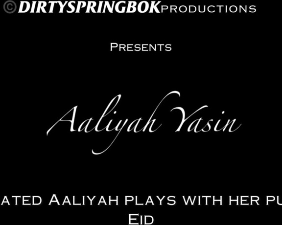 Aaliyah Yasin aka Aaliyah.yasin OnlyFans - () httpsonlyfanscom63