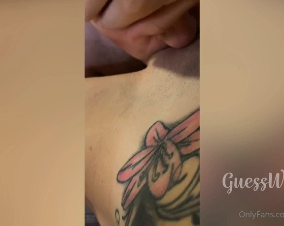 GuessWhoX2 aka Guesswhox2 OnlyFans - You earned it! Full free show cunnilingus on the couch turns into suuuper hot sex & a fat booty