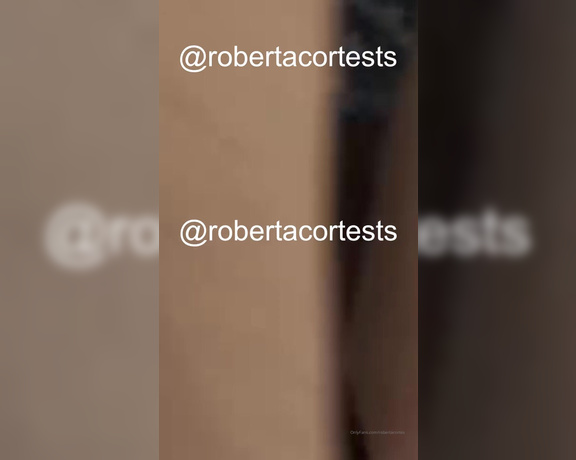 Roberta Cortes TS aka Robertacortes OnlyFans - I really enjoy this , open asses for Straigh men’s and make then a slut !