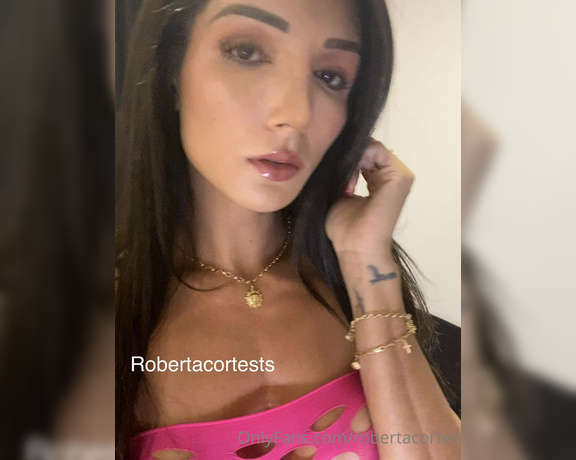 Roberta Cortes TS aka Robertacortes OnlyFans - Thanks for everybody was in my live thanks for all, sorry my know so bad don’t save really good the