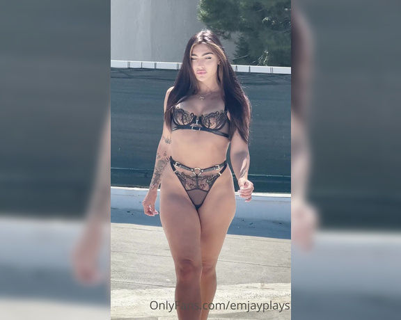 Emily aka Emjayplays OnlyFans - On a scale of driving you crazy from 1 10, how am I doing