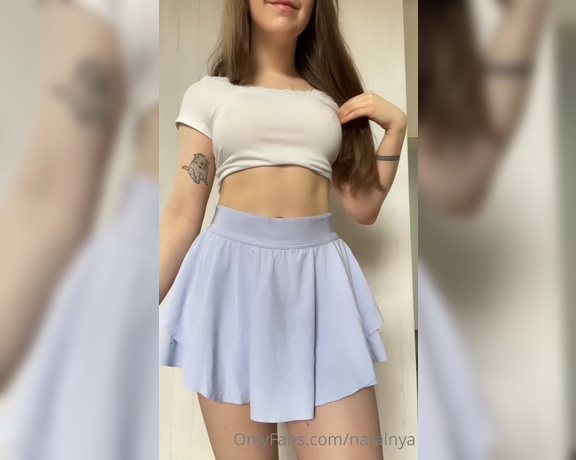 Natalnya aka Natalnya OnlyFans - I ordered a really cute skirt but its sadly a little too big around my waist, so Ill need to retur